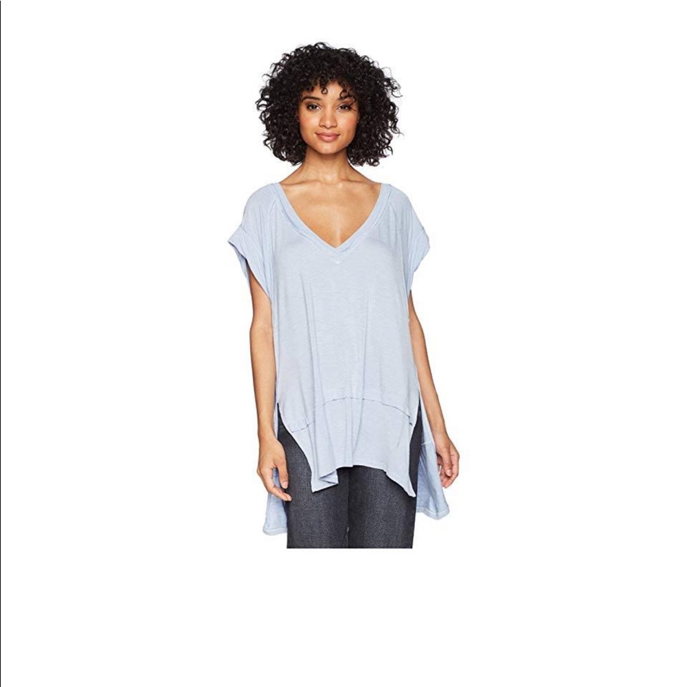 Free People We the Free Voyage Tee Blue Size S